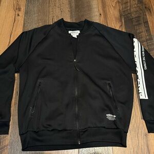 Adidas Black old school jacket